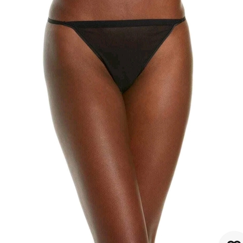 Skims Mesh Mid Rise Thong